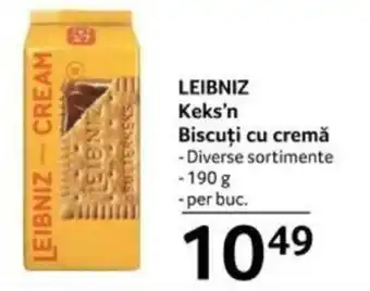 Selgros LEIBNIZ Keks'n Biscuți cu cremă Ofertă