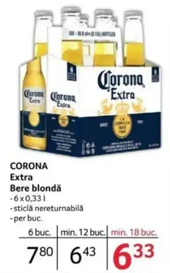 CORONA Extra Bere blondǎ