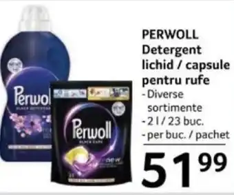 Selgros PERWOLL Detergent lichid / capsule pentru rufe Ofertă