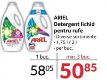 Selgros ARIEL Detergent lichid pentru rufe Ofertă