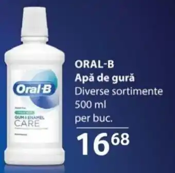 Selgros ORAL-B Apǎ de gură Ofertă