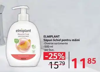 Selgros ELMIPLANT Săpun lichid pentru mâini Ofertă