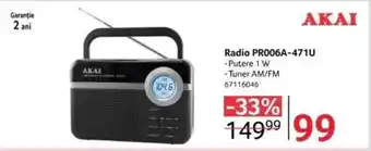Selgros Radio PRO06A-471U Ofertă