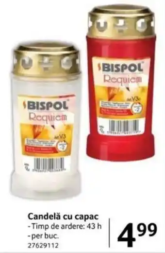 Selgros Candelǎ cu capac Ofertă