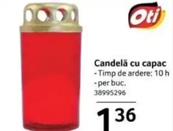 Selgros Candelǎ cu capac Ofertă