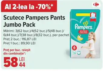 Scutece Pampers Pants Jumbo Pack