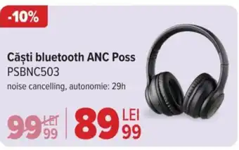 Carrefour Căşti bluetooth ANC Poss PSBNC503 Ofertă