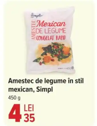 Carrefour Amestec de legume în stil mexican, Simpl Ofertă