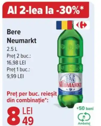 Carrefour Bere Neumarkt 2.5L Ofertă