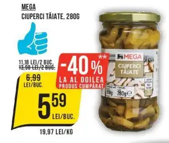Mega Image MEGA CIUPERCI TĂIATE, 280G Ofertă
