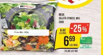 Mega Image MEGA SALATĂ FITNESS, MIX, 280G Ofertă