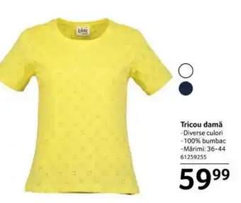 Selgros Tricou damă Ofertă