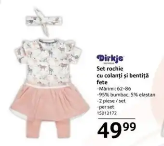 Selgros Set rochie cu colanți și bentiţă fete Ofertă