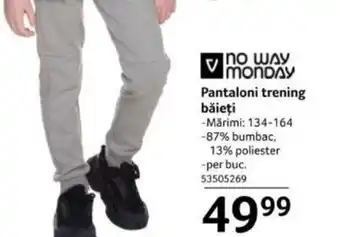 Selgros Pantaloni trening băieţi Ofertă