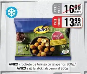 CBA AVIKO crochete de brânză cu jalapenos 300g Ofertă