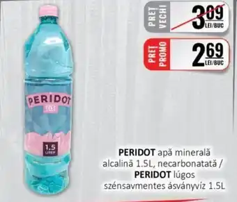CBA PERIDOT apă minerală alcalină 1.5L, necarbonatată Ofertă