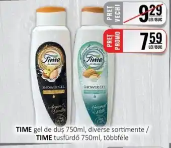 CBA TIME gel de duş 750ml, diverse sortimente Ofertă