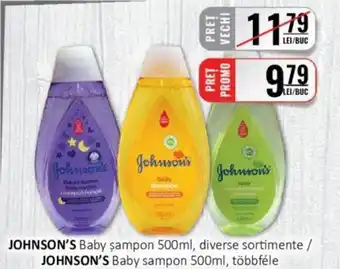 CBA JOHNSON'S Baby şampon 500ml, diverse sortimente Ofertă