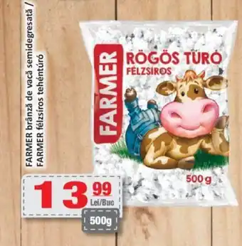 CBA FARMER brânză de vacă semidegresată Ofertă