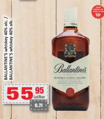 CBA BALLANTINE'S whiskey 40% alc. Ofertă