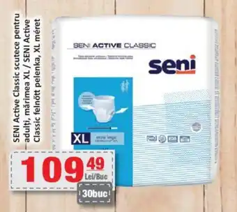 SENI Active Classic scutece pentru adulţi, mărimea XL