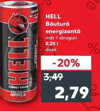 Kaufland HELL Băutură energizantă 0.25L Ofertă