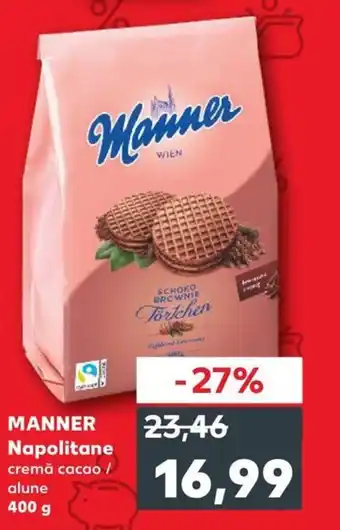Kaufland MANNER Napolitane Ofertă