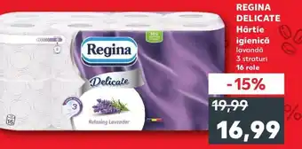 Kaufland REGINA DELICATE Hârtie igienică Ofertă