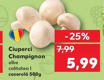 Kaufland Ciuperci Champignon Ofertă