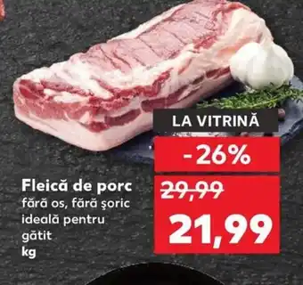 Kaufland Fleică de porc Ofertă