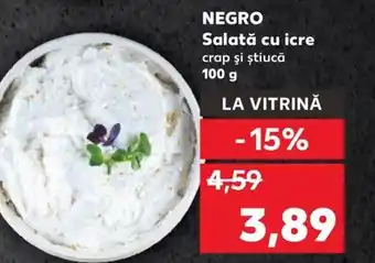 Kaufland NEGRO Salată cu icre Ofertă