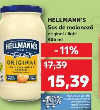 HELLMANN'S Sos de maioneză