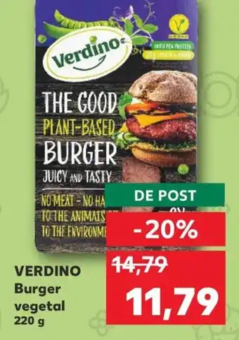 Kaufland VERDINO Burger vegetal Ofertă