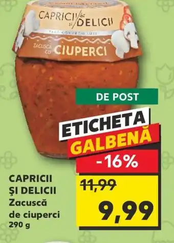 CAPRICII ŞI DELICII Zacuscă de ciuperci