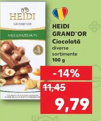 Kaufland HEIDI GRAND OR Ciocolată Ofertă