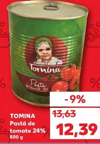 Kaufland TOMINA Pastă de tomate 24% Ofertă