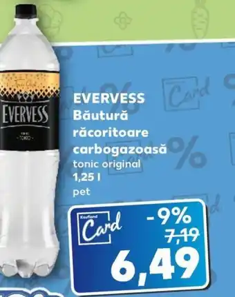 Kaufland EVERVESS Băutură răcoritoare carbogazoasă 1.25L Ofertă