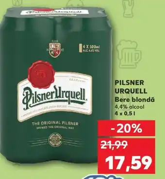 Kaufland PILSNER URQUELL Bere blondă Ofertă