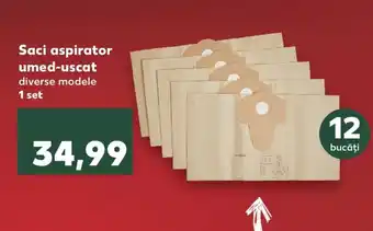 Kaufland Saci aspirator umed-uscat Ofertă