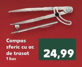 Kaufland Compas sferic cu ac de trasat Ofertă