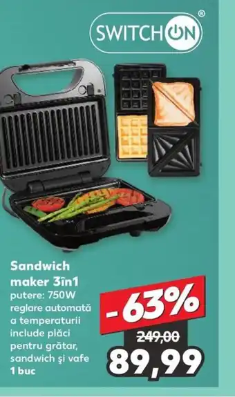 Kaufland Sandwich maker 3in1 Ofertă