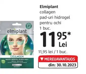 DM Elmiplant collagen pad-uri hidrogel pentru ochi Ofertă