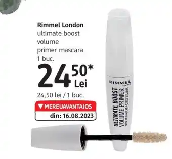 DM Rimmel London ultimate boost volume primer mascara Ofertă