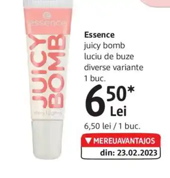 DM Essence juicy bomb luciu de buze Ofertă