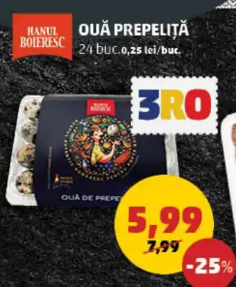 Penny OUĂ PREPELIȚĂ Ofertă