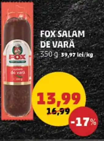 Penny FOX SALAM DE VARĂ Ofertă