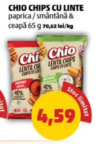 Penny CHIO CHIPS CU LINTE Ofertă