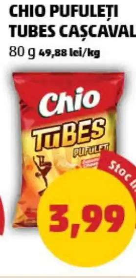 Penny CHIO PUFULEȚI TUBES CASCAVAL Ofertă