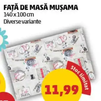 FAŢĂ DE MASĂ MUŞAMA