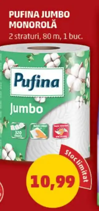 Penny PUFINA JUMBO MONOROLĂ Ofertă